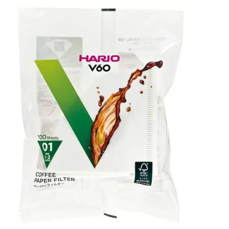 فلاتر هاريو v60 حجم 01 عدد 100 فلتر